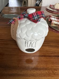 Rae Dunn Peace Birdhouse