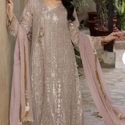 Pakistani Gown/Anarkali Light Purple