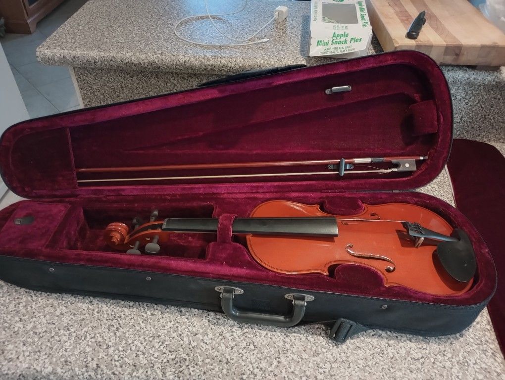 H. Hoffer 4/4 Violin Bow Carrying Case Travel Bag Music Musician Musical Instrument