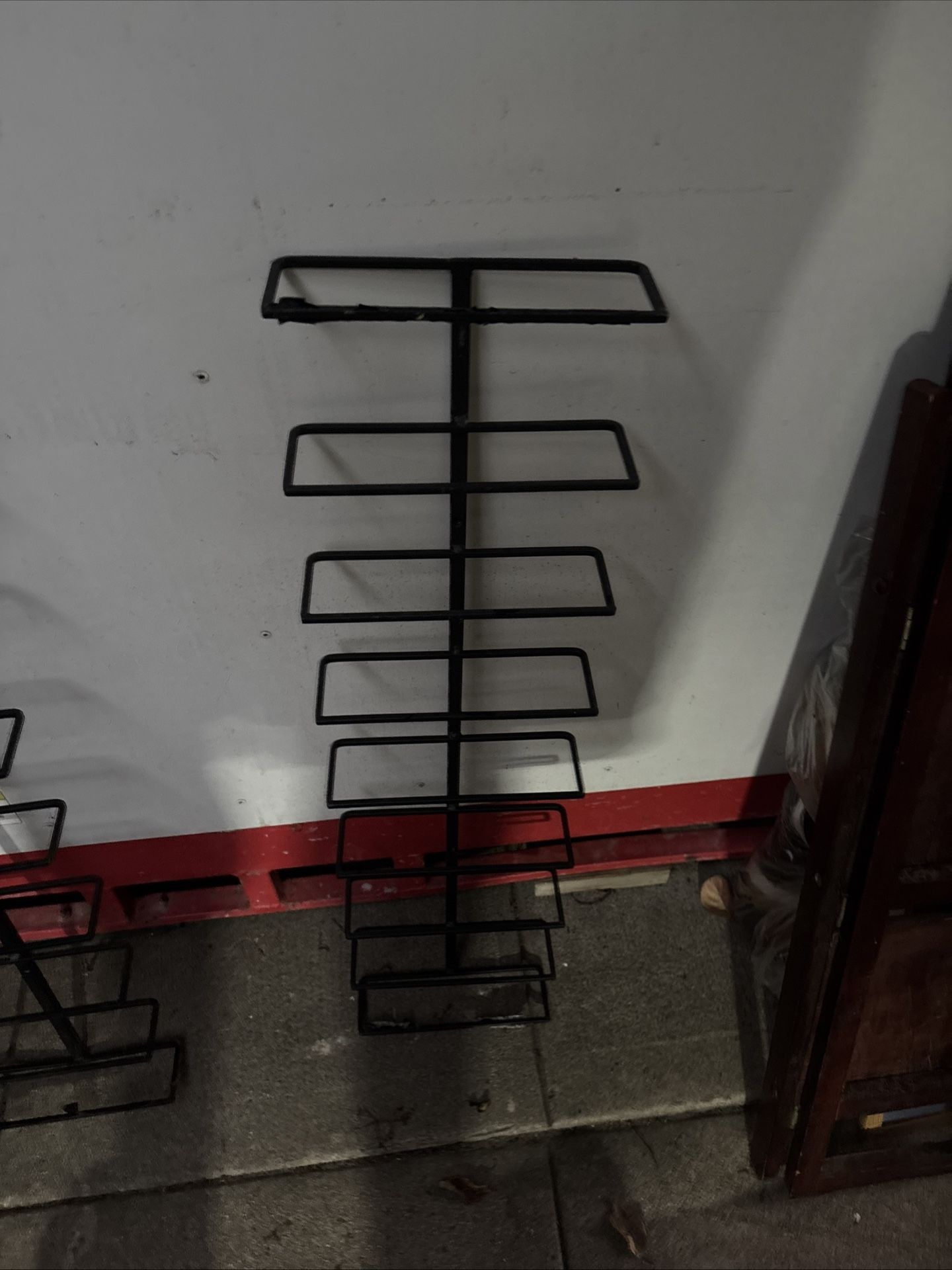 Wall-Mounted Metal Wine Rack