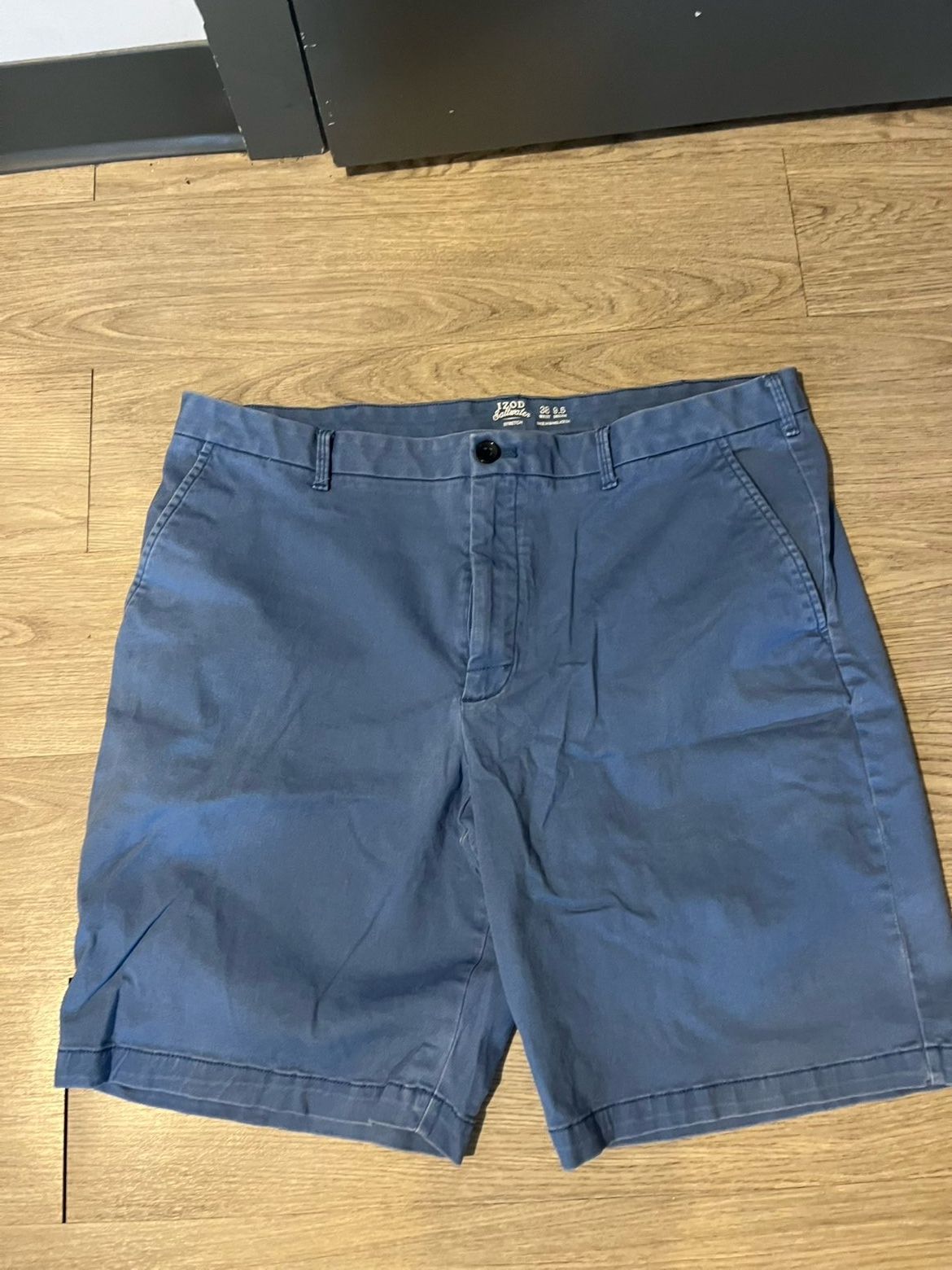Izod Blue Khaki Dress Shorts