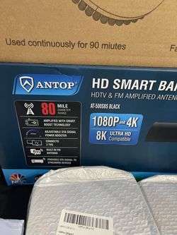 Antop HD Smart Bar HDTV & FM Amplified Antenna