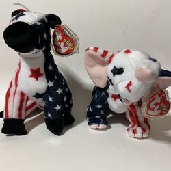 Ty Beanie Babies – Righty & Lefty Political Set