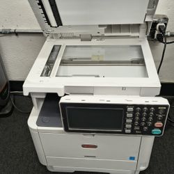 Oki MB562DNW Monochrome Wireless Multifunction Laser Printer, Copy/Fax/Print/Scan