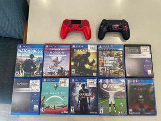 PlayStation 4 Games And Controllers