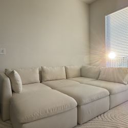 Modular Couch w/ Storage In Each Seat (negotiable) 