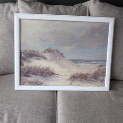 Dunes and Surf Painting (Print) by artist Dana Gibson Noble