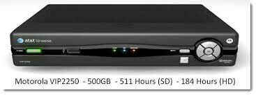 Motorola ATT UVERSE DVR VIP2250