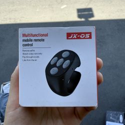 New Wireless Bluetooth Remote Control, Video Scrolling Ring Remote Control Page Turner Bluetooth Ring Scroller, Scrolling Rings Rechargeable Camera Vi