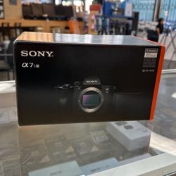 New Sony a7s iii Camera