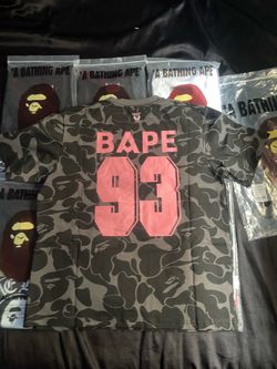 Black/grey Bape Miami shirt