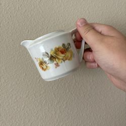 Vintage Floral Creamer