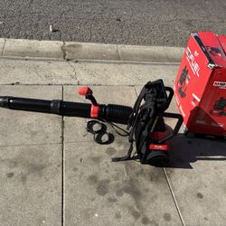 Milwokee Blower. Bagpack Tool Only