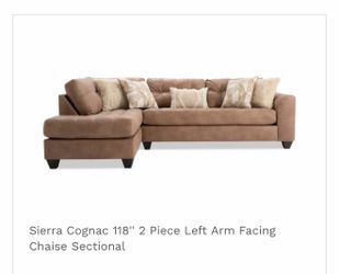 Sectional for sale with Ottoman