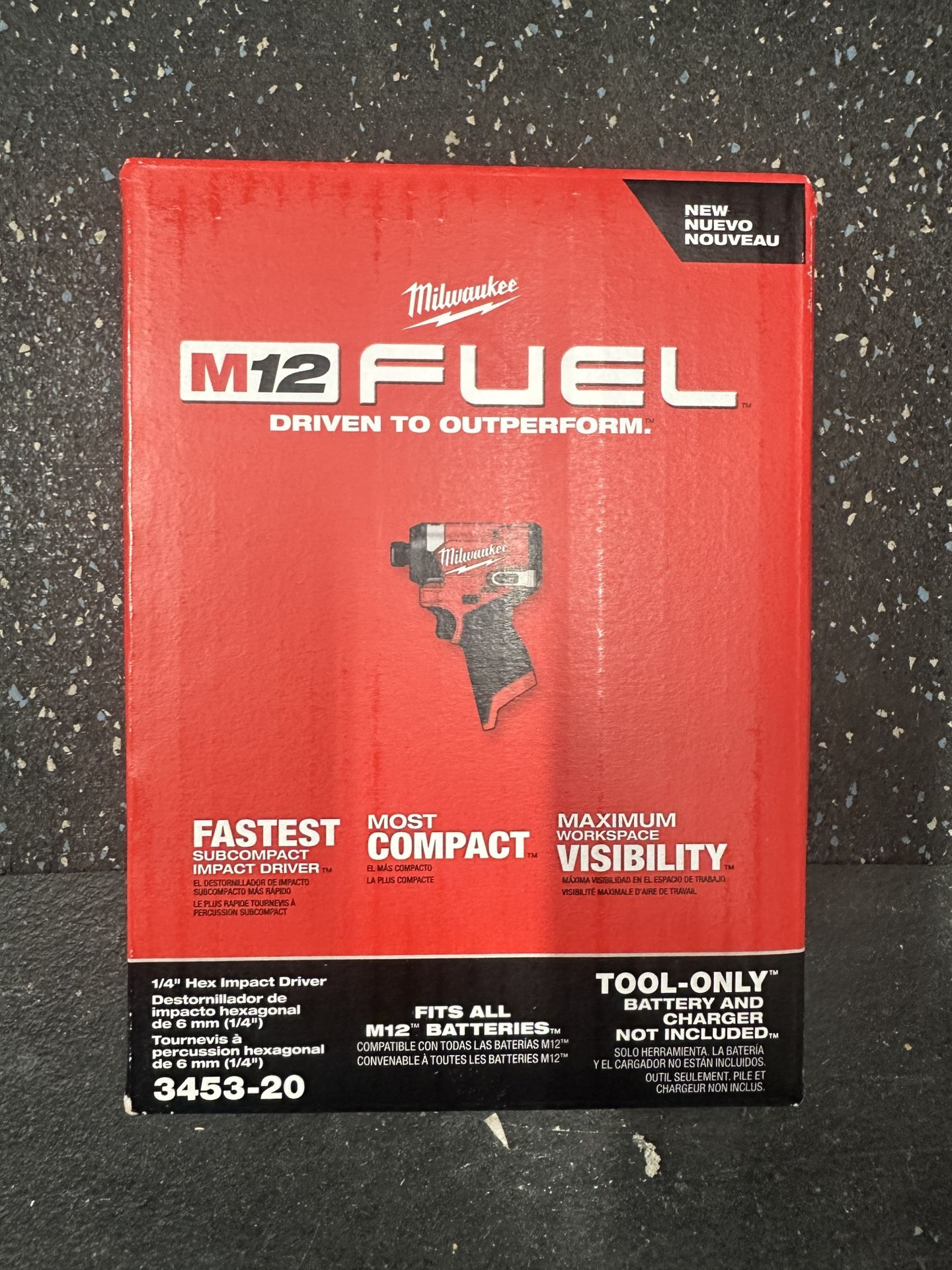 Milwaukee M12 Fuel 1/4” Impact Driver (new)