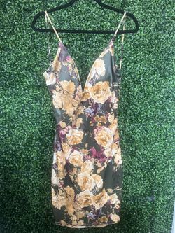 Floral Print Plus Size Dress