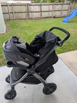 Stroller and basket