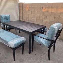 Patio table set