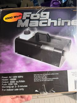 Fog machine 1000 W with fluid