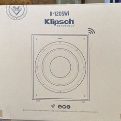Klipsch R-120SW Subwoofer 12" 400W Powered Home Theater Subwoofer