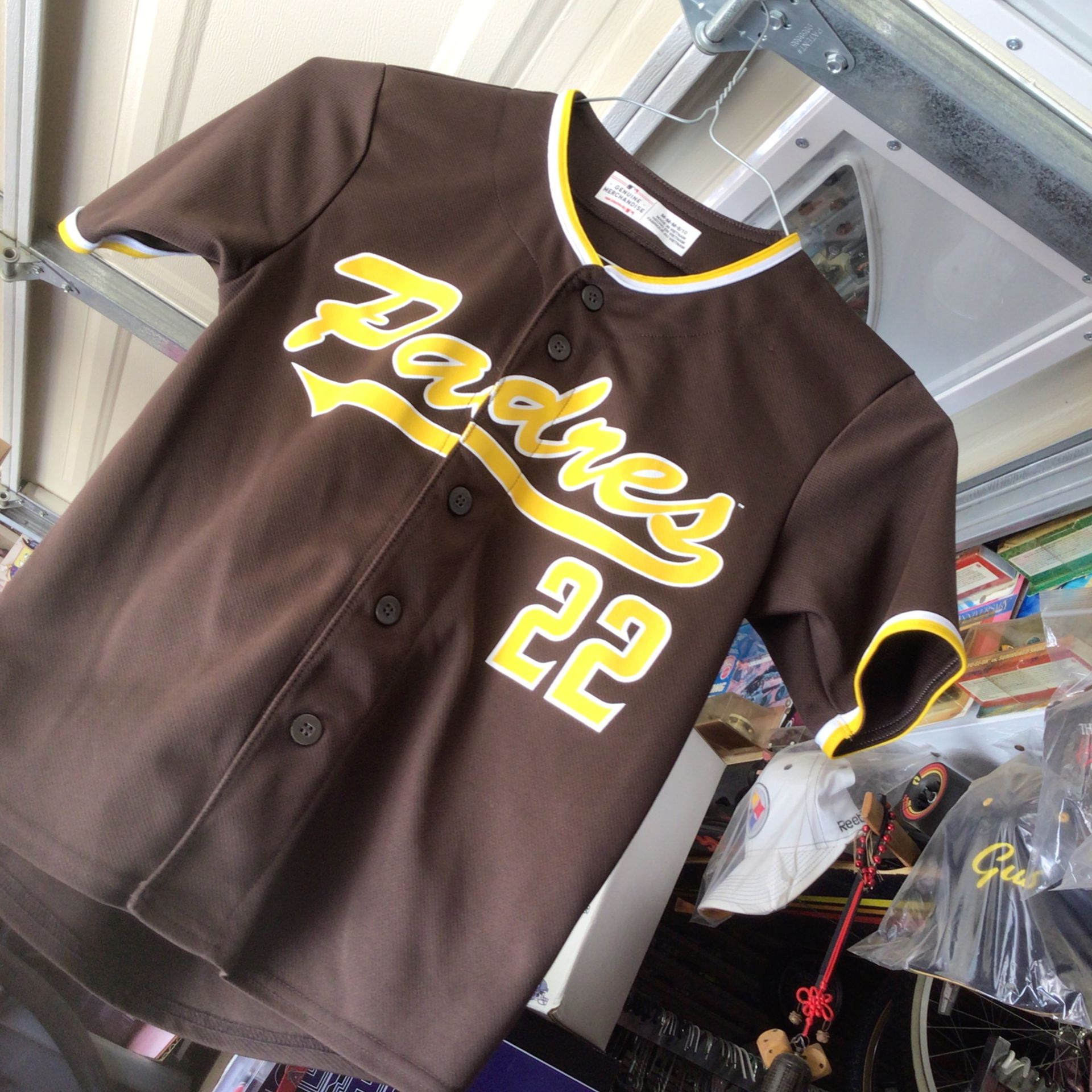 Padres Kids Baseball Jersey Size M 8/10 Yrs Old 