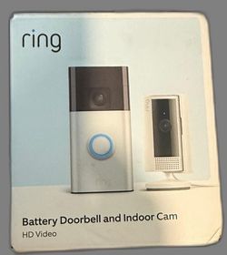 Ring Battery Doorbell Pro With Indoor Camera 