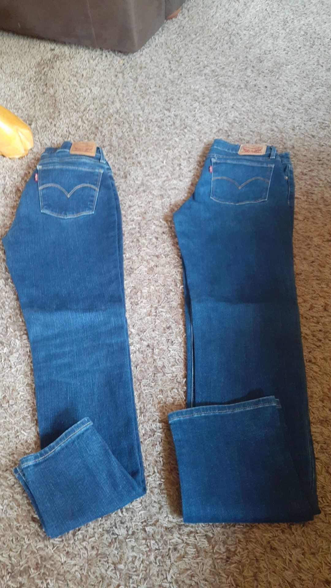 Levi's Skinny Jean's Both Size 29 $13 ea Pair on the left is SOLD