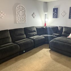 Pacifica Gray Power Recalling Sofa 
