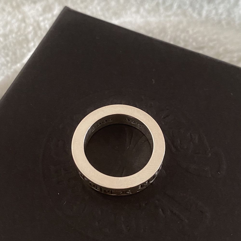 Chrome Hearts Mens Vintage Sterling Silver Size 8 Ring