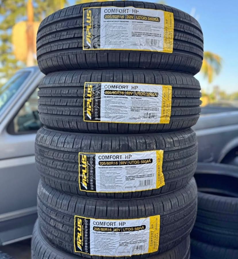 205/60R16 Set Of 4 As Plus New Tires