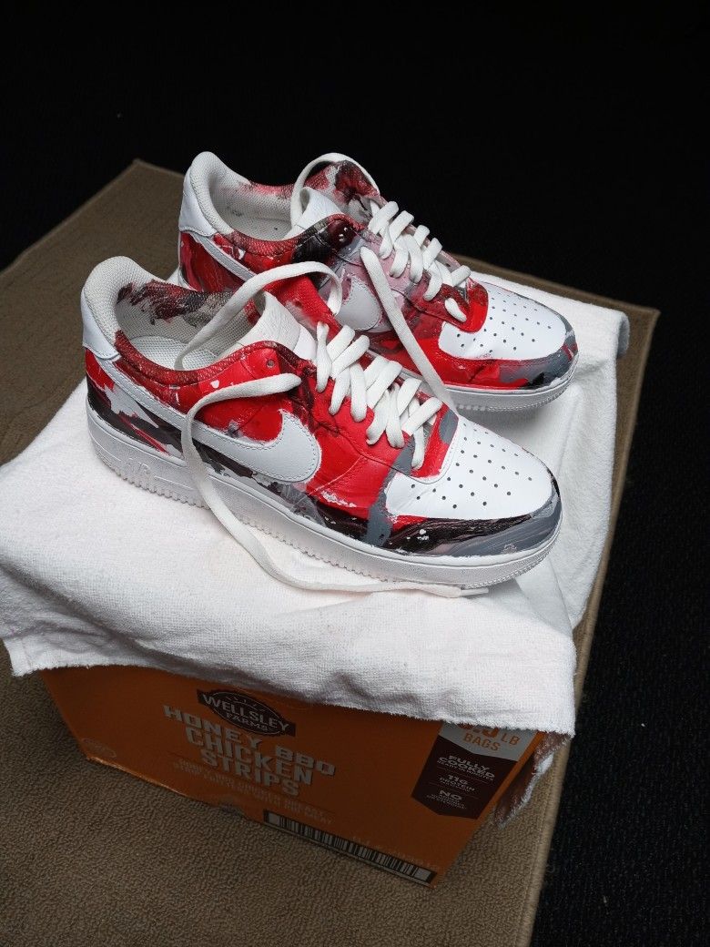 Nike Air Force 1's (Hydro Dipped) Size - Main Image