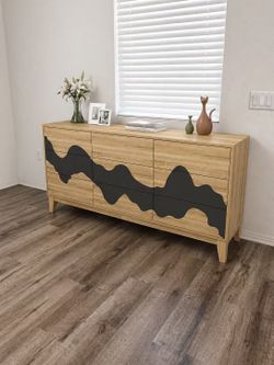 Brand New 63" Modern 9 Drawer Dresser