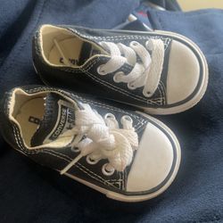 Sz 3 Black Converse Shoes