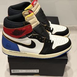 Jordan 1 Retro High OG "Fragment x Union LA" Varsity Red Sport Royal (Size 11.5) | BRAND NEW DEADSTOCK