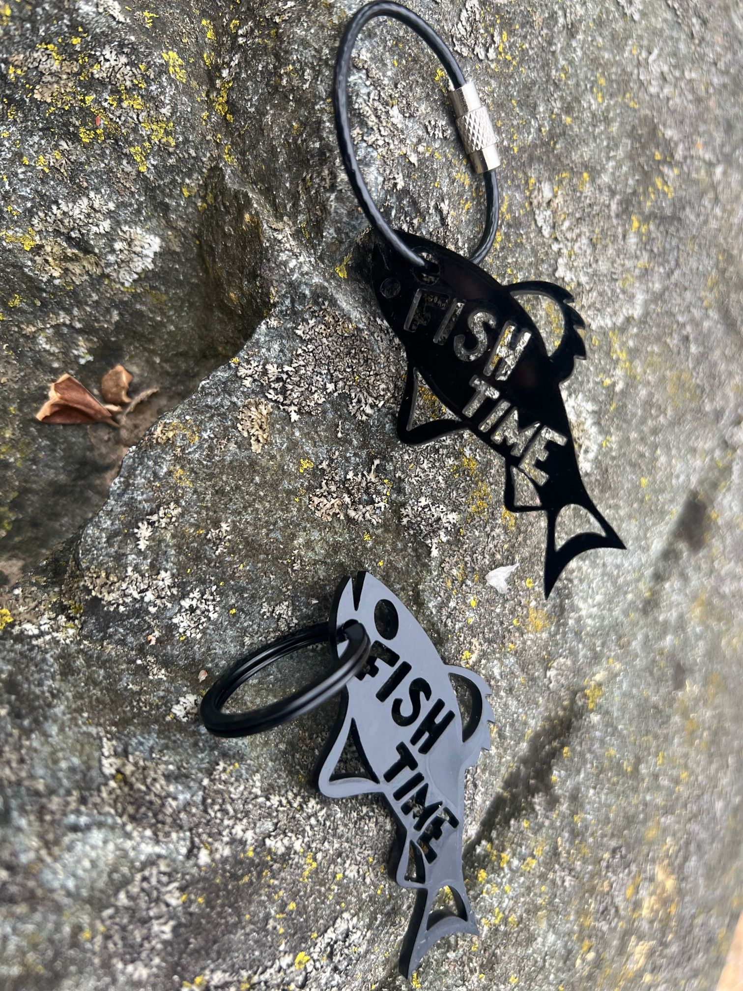 Fish Time Keychain - Premium Fishing