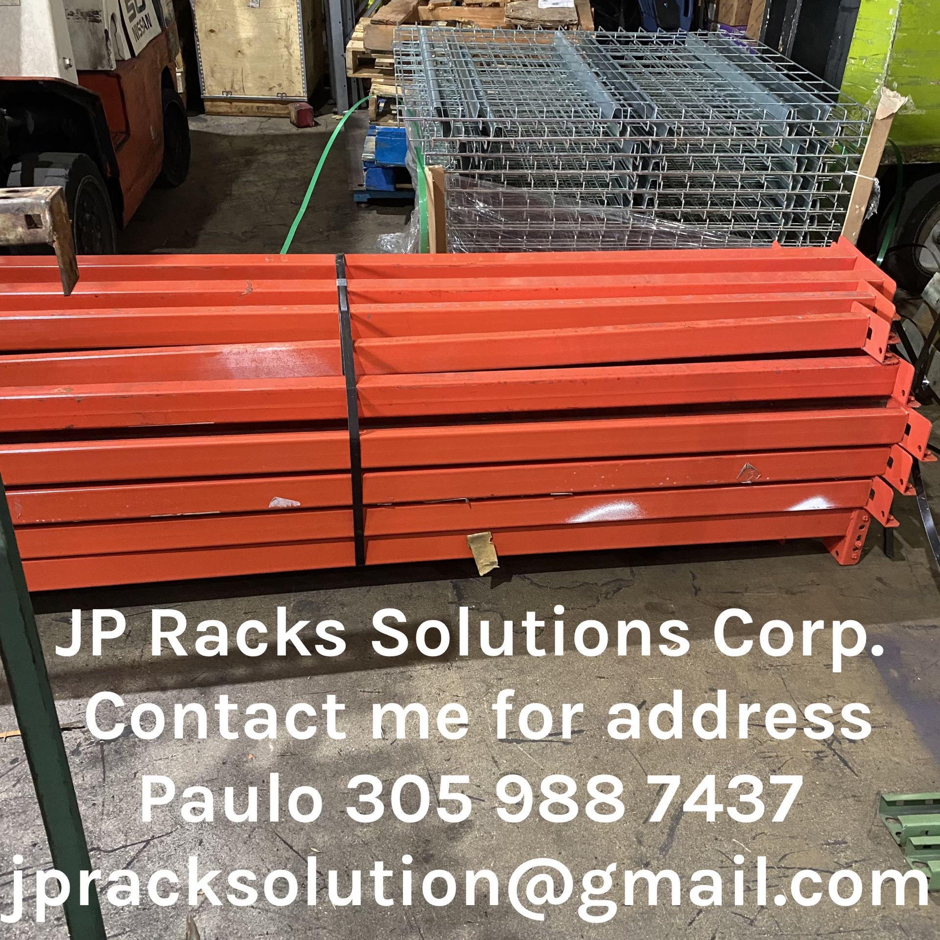 Pallet Racks Upright Beams Wire Decks Warehouse Shelving