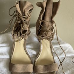 NEW! Jessica Simpson Strap Suede Heels