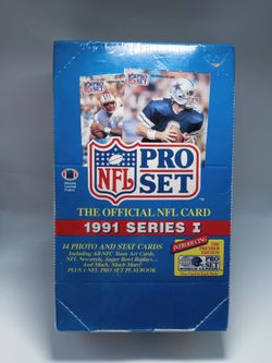1991 PRO SET NFL SERIES 1 Football Cards - FACTORY SEALED WAX BOX - 36 PACKS