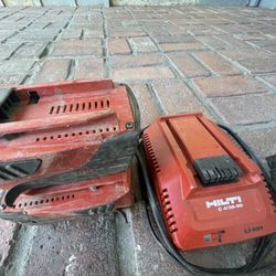 Hilti Battery And Charger 