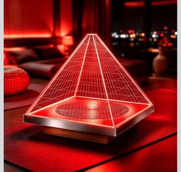 670nm Red Light Sleeping Lamps for Bedrooms, Dimmable Red Lamp | Anti-blue glow