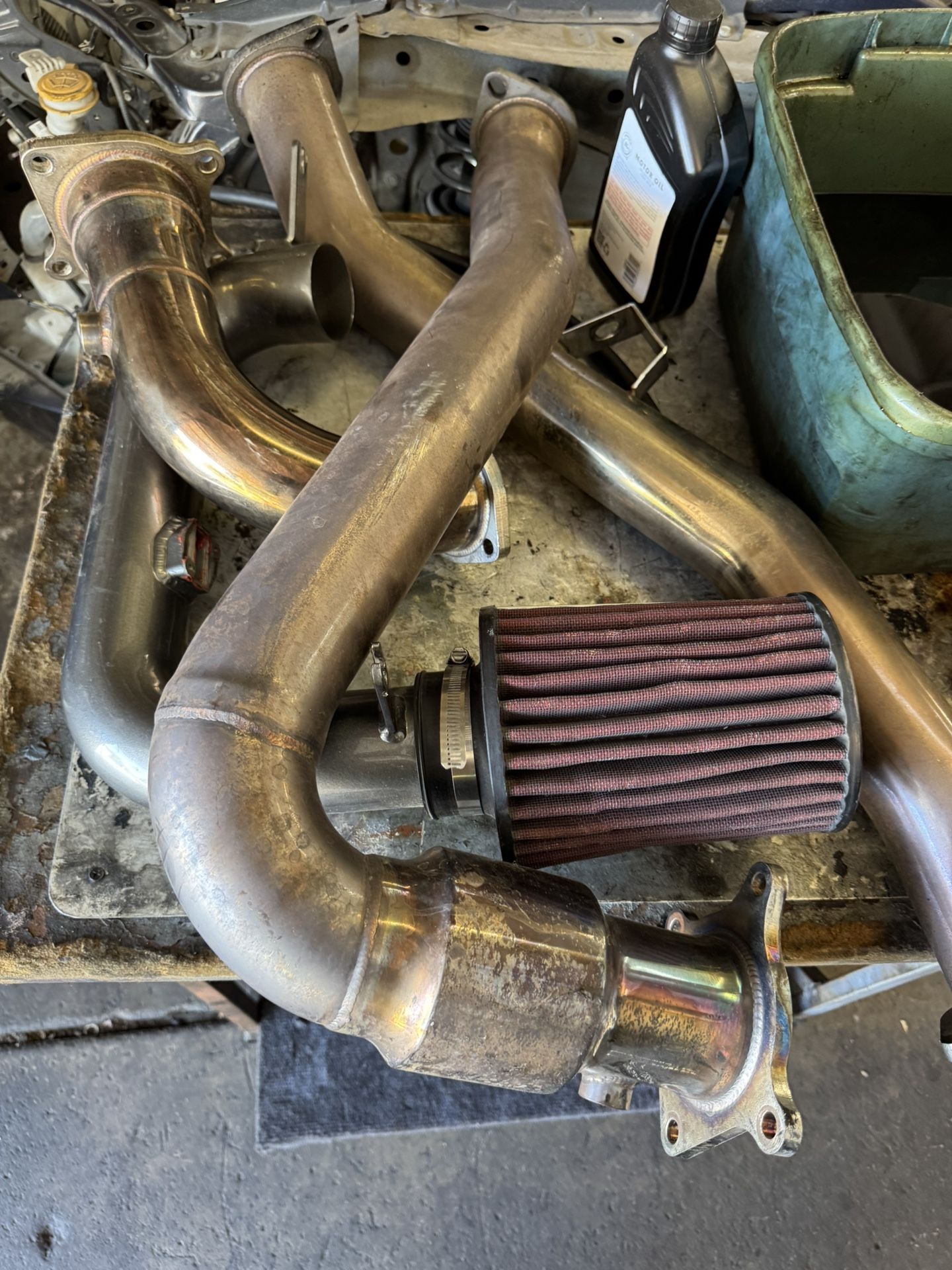 WRX 15-21 Catless J Pipe, Catted J Pipe Exhaust.