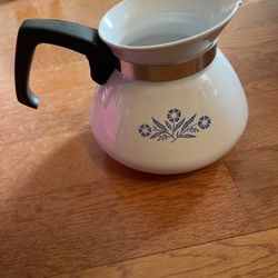 Cornflower Corning Wear Vintage Teapot 