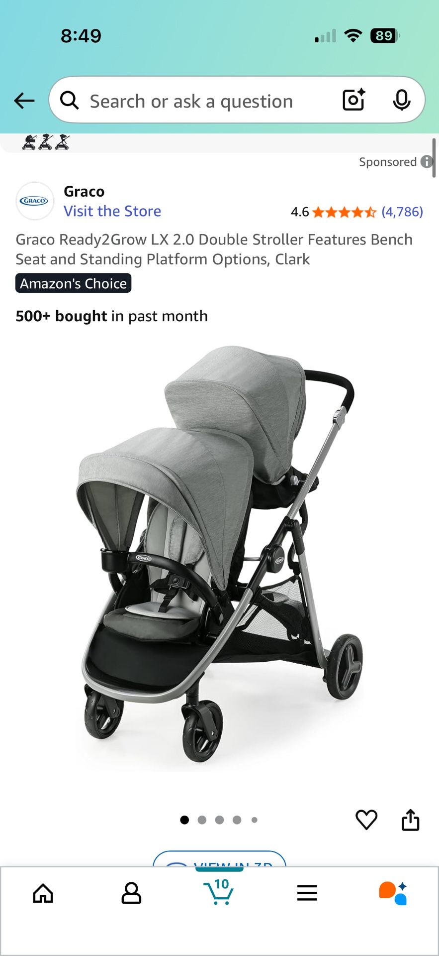 Graco Double Stroller 