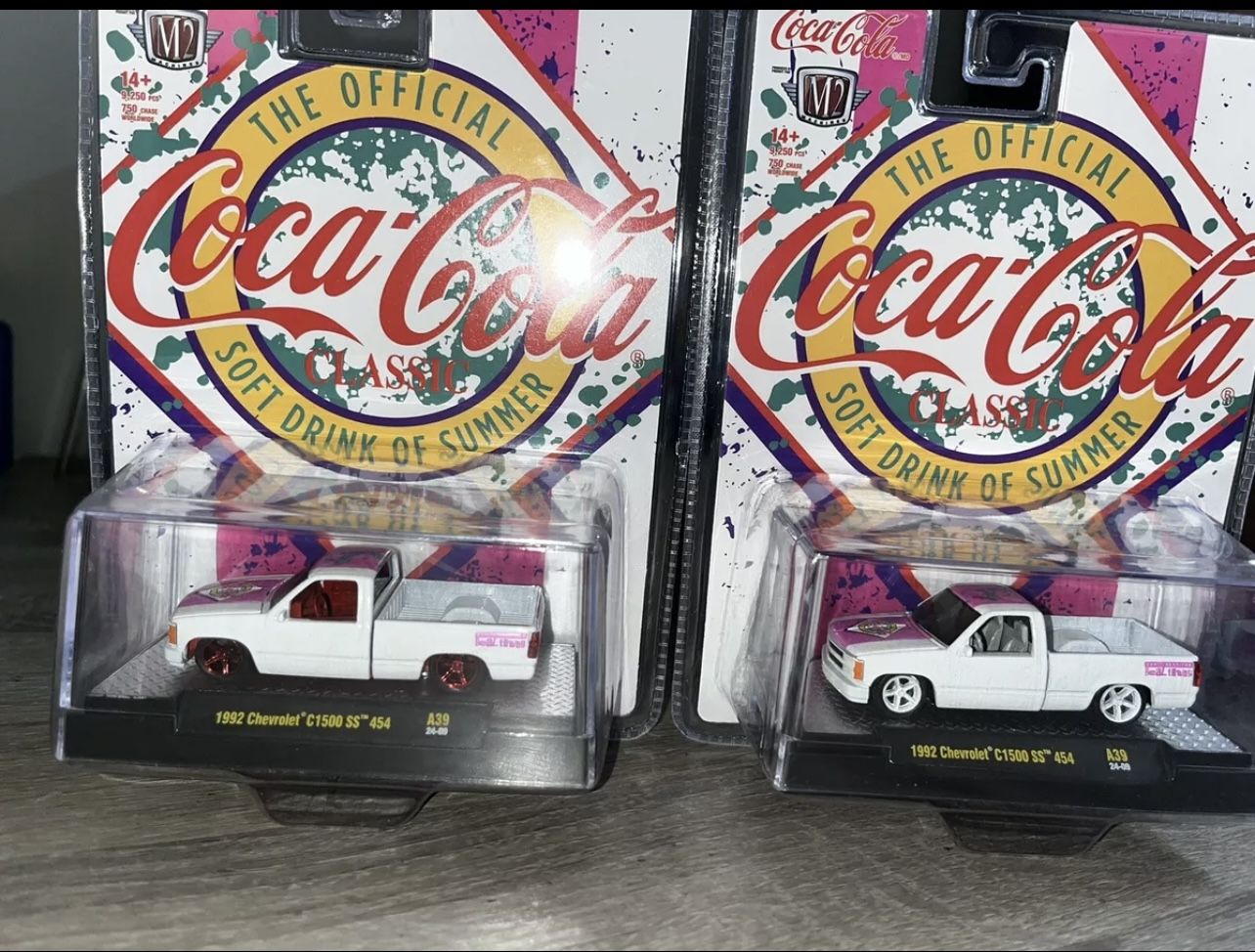 2024 M2 Machines 1992 Chevrolet C1500 SS 454 A39 Coca Cola