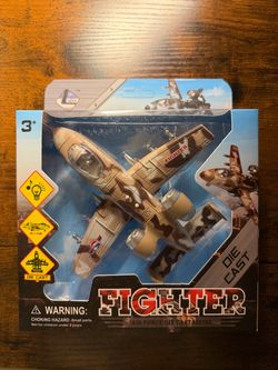 Fighter Air Force Die Cast Metal Toy Plane