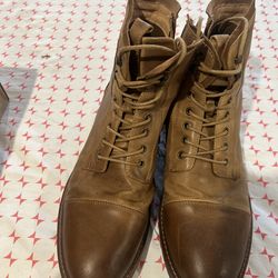 Vostey Milan Brown Leather Boots –