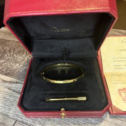 Cartier Love gold bangle with screwdriver #luxury #cartier