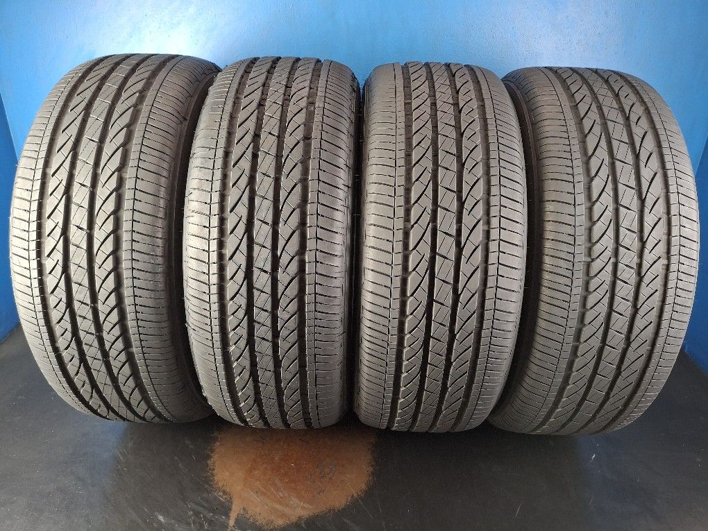 24t 50 19 SET(4) (S50) BRIDGESTONE DUELER HP SPORT AS RUN FLAT 95% TREAD