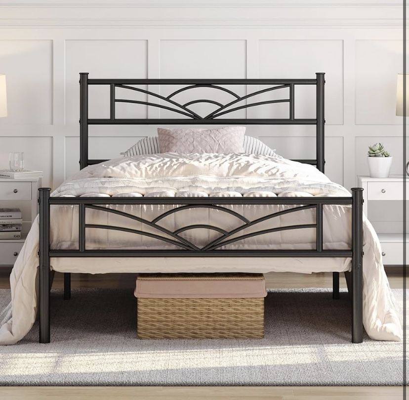 Black Twin Bed Frame 613996