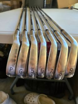 Orlimar Intercept MB Chrome Iron Set 5-GW RH STIFF Flex Steel Shafts Golf Club